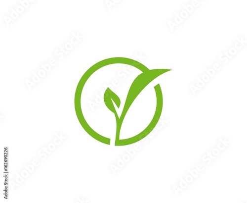 Fototapeta Naklejka Na Ścianę i Meble -  Leaf logo
