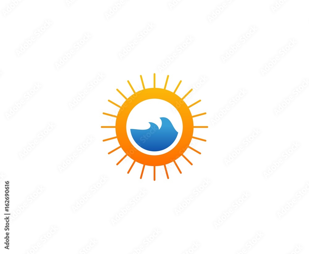 Fototapeta premium Sun logo