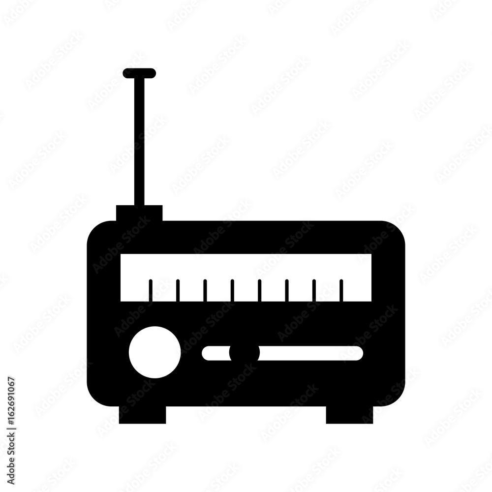 News satellite radio icon vector illustration design isolated News satellite radio icon vector illustration design isolated