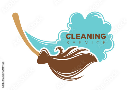 Cleaning service emblem