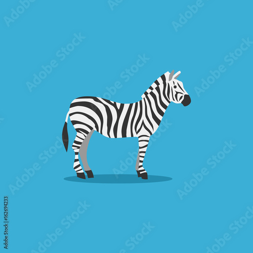Fototapeta Naklejka Na Ścianę i Meble -  cute zebra icon