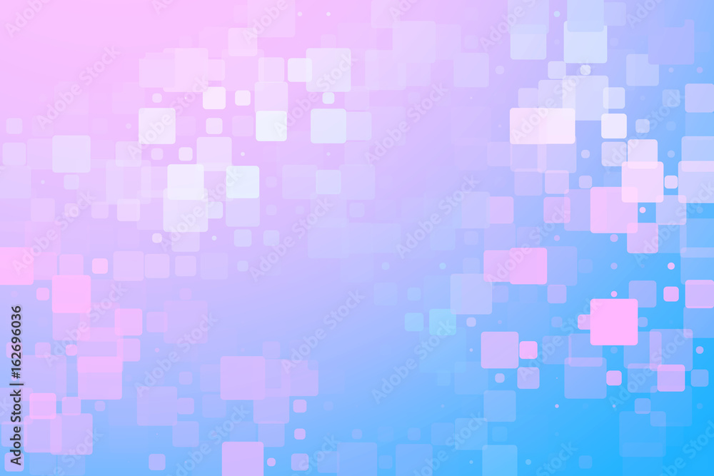 Blue purple white pink glowing various tiles background