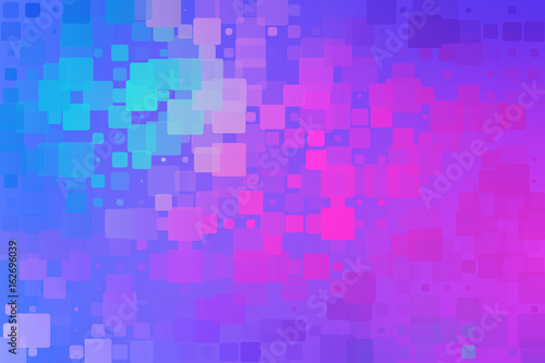 Blue purple magenta pink turquoise glowing various tiles background