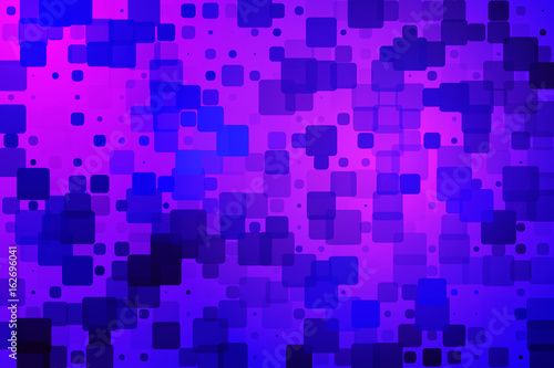 Purple blue pink glowing various tiles background