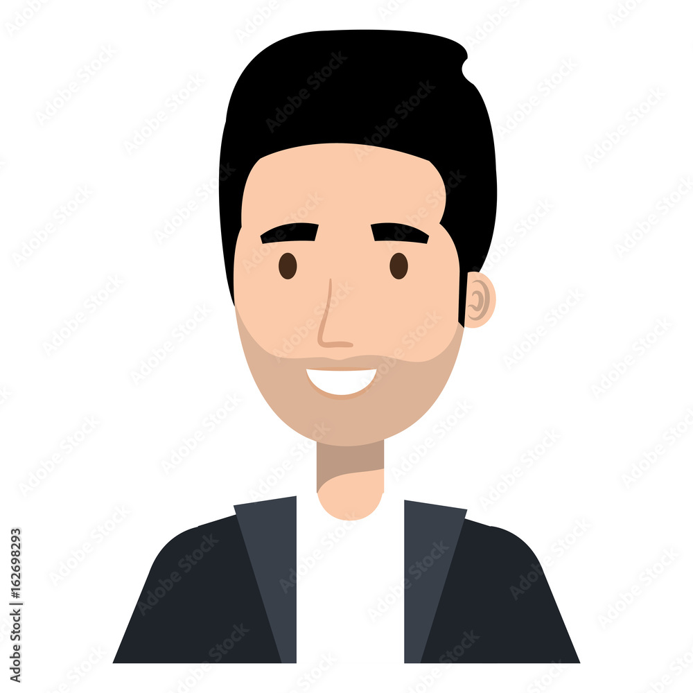 young man model avatar character vector illustration design young man model avatar character vector illustration design