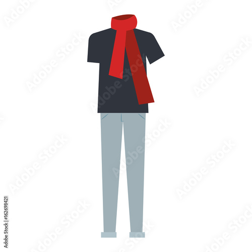 Casual and youth male clothing vector illustration design