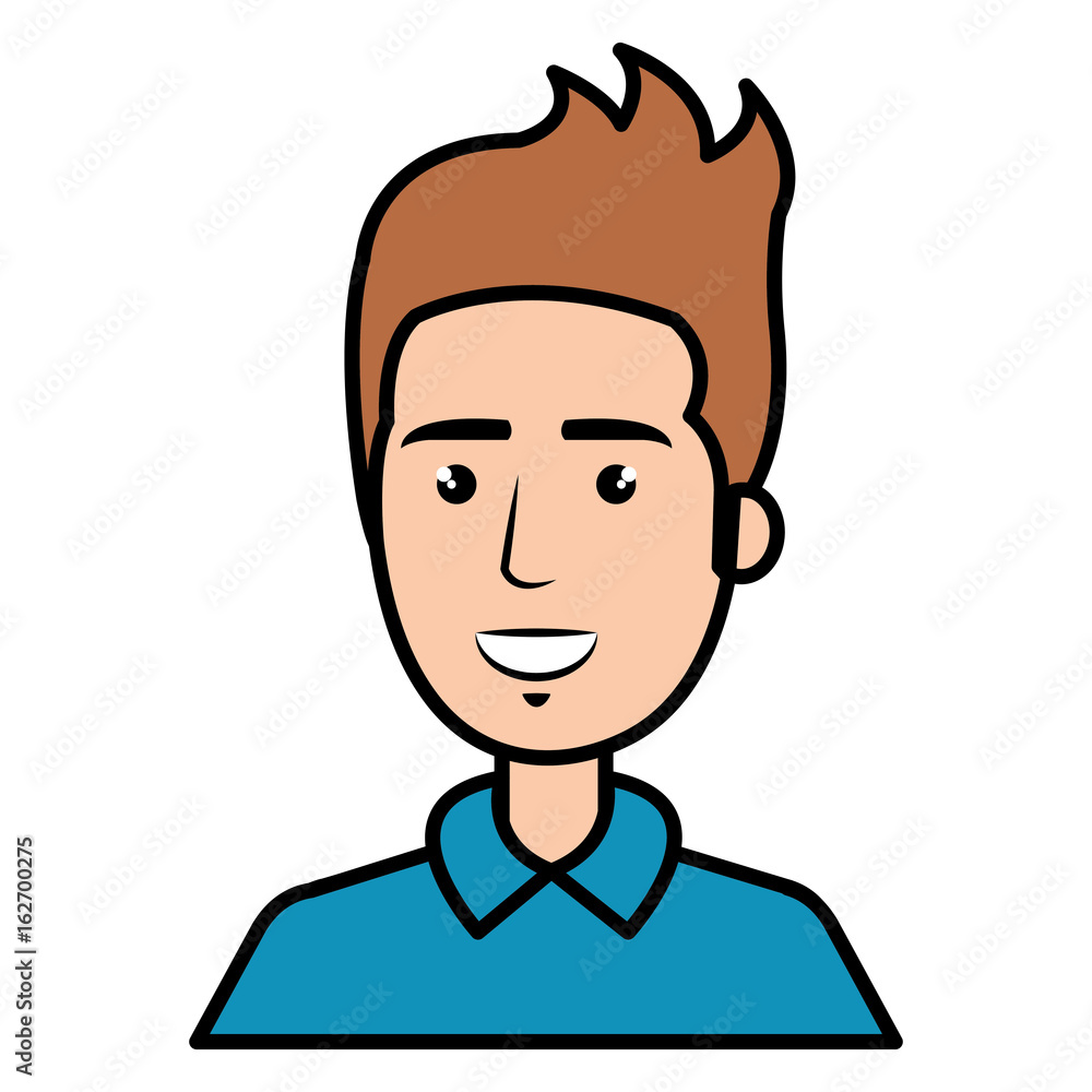 young man model avatar character vector illustration design young man model avatar character vector illustration design