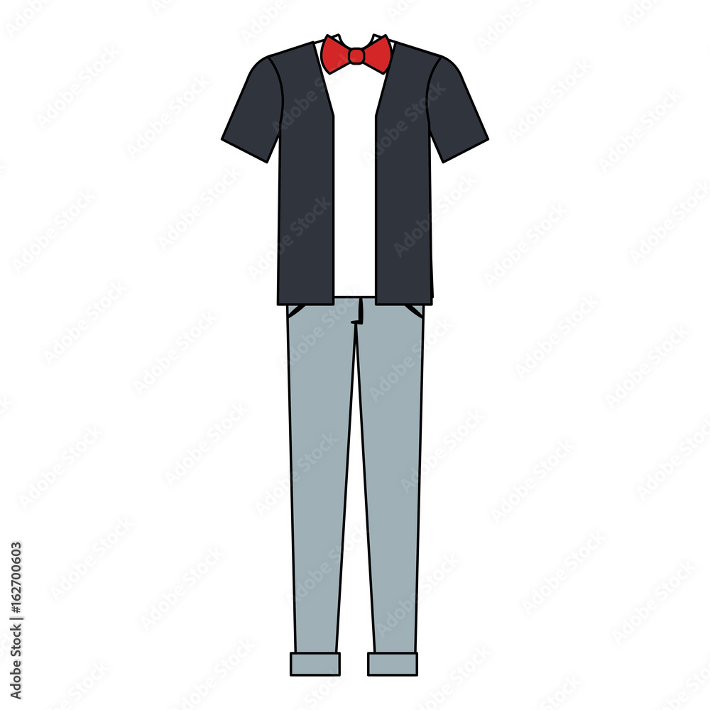 Casual and youth male clothing vector illustration design