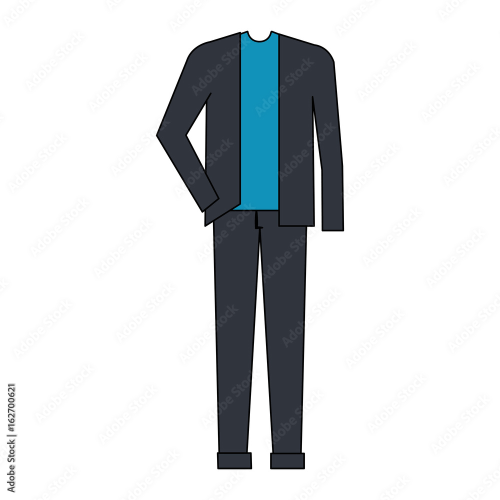 Casual and youth male clothing vector illustration design Casual and youth male clothing vector illustration design