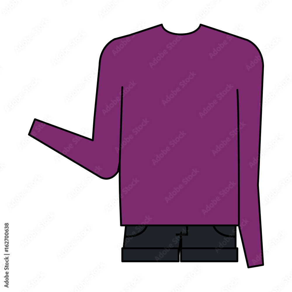 Casual and youth female clothing vector illustration design Casual and youth female clothing vector illustration design