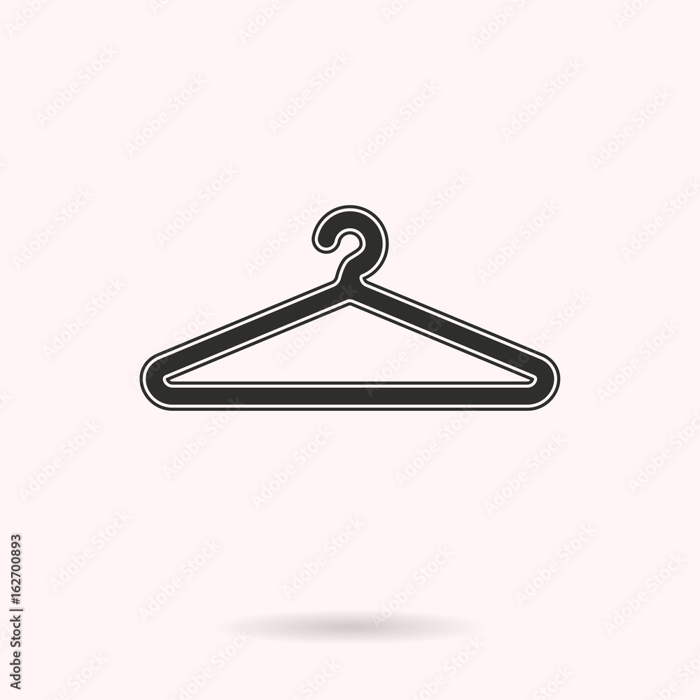 Hanger vector icon. Hanger vector icon.