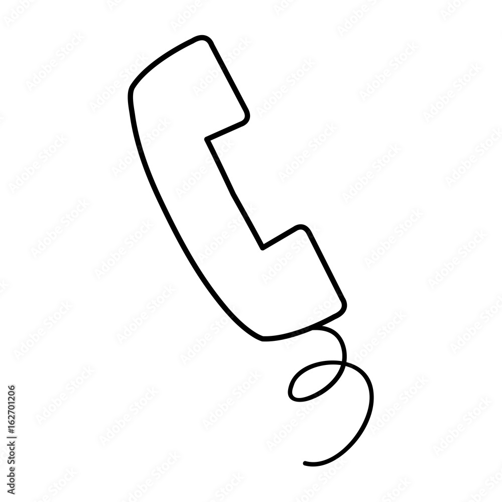 telephone service isolated icon vector illustration design telephone service isolated icon vector illustration design