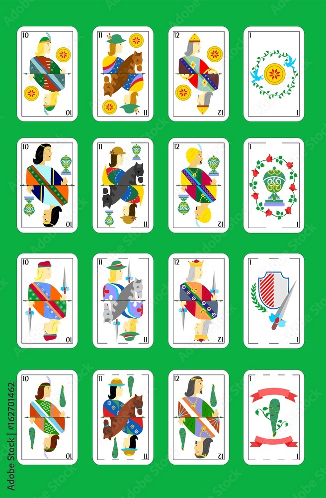 the spanish playing cards