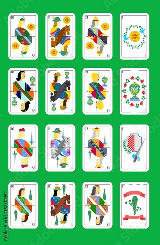 the spanish playing cards