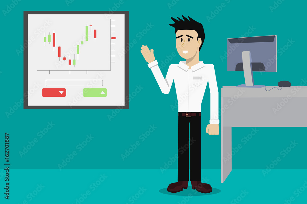 Broker, charts of candle in strategy of the stock exchange. invest work office. Broker, charts of candle in strategy of the stock exchange. invest work office.