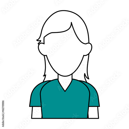 Wallpaper Mural Woman vector illustration Torontodigital.ca