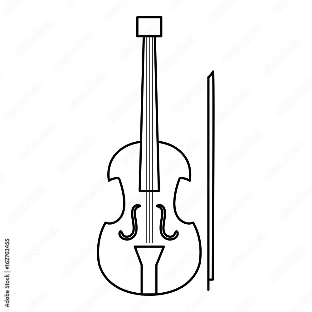 cello musical instrument icon vector illustration design