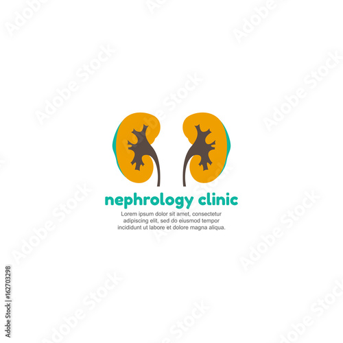 Template logo for human kidneys