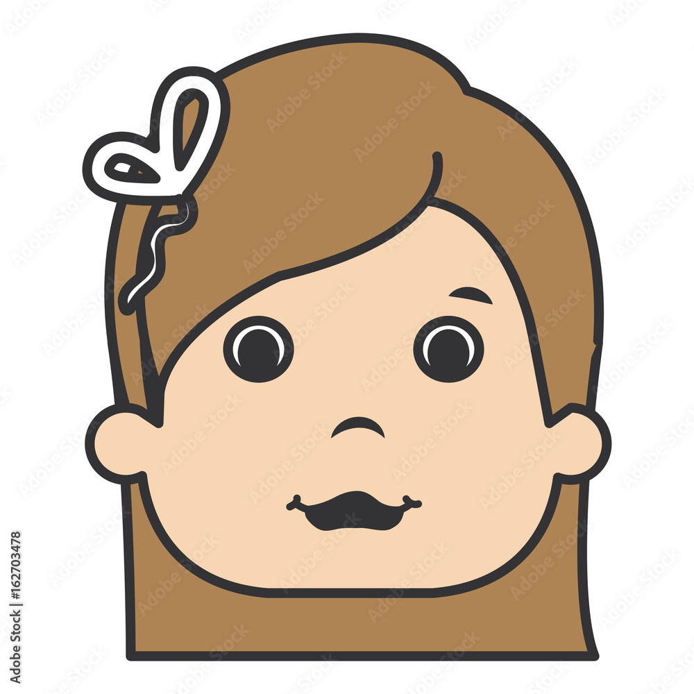 cute little girl character vector illustration design cute little girl character vector illustration design