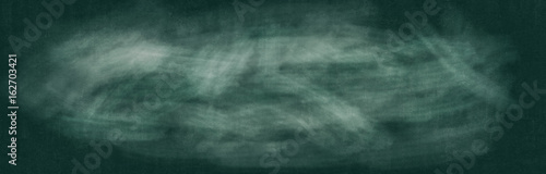 Abstract blank green chalkboard for background texture concept advertisement wallpaper for text education graphic.