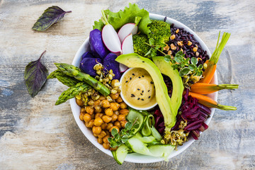 Buddha bowl, healthy and balanced food. 