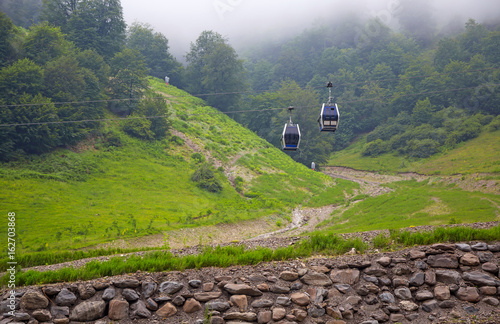 Ropeway in Gabala Azerbaijan