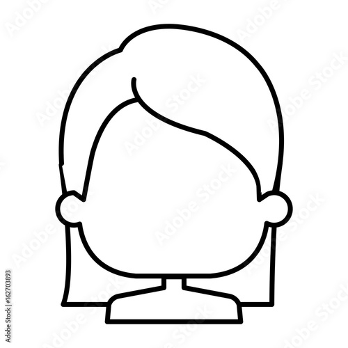 cute little girl shirtless character vector illustration design