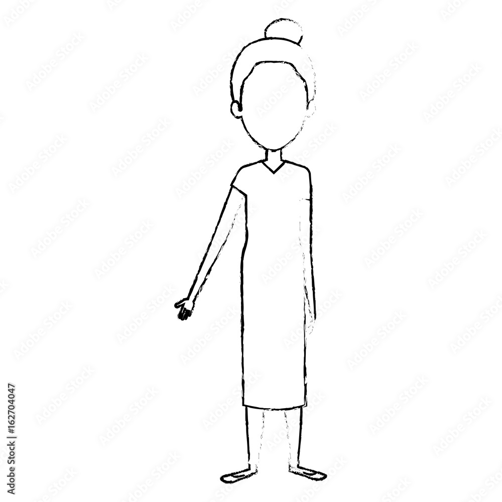 cute grandmother avatar character vector illustration design cute grandmother avatar character vector illustration design