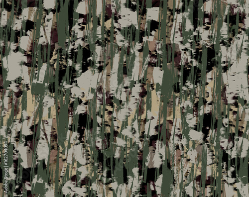 Camouflage colors old paint