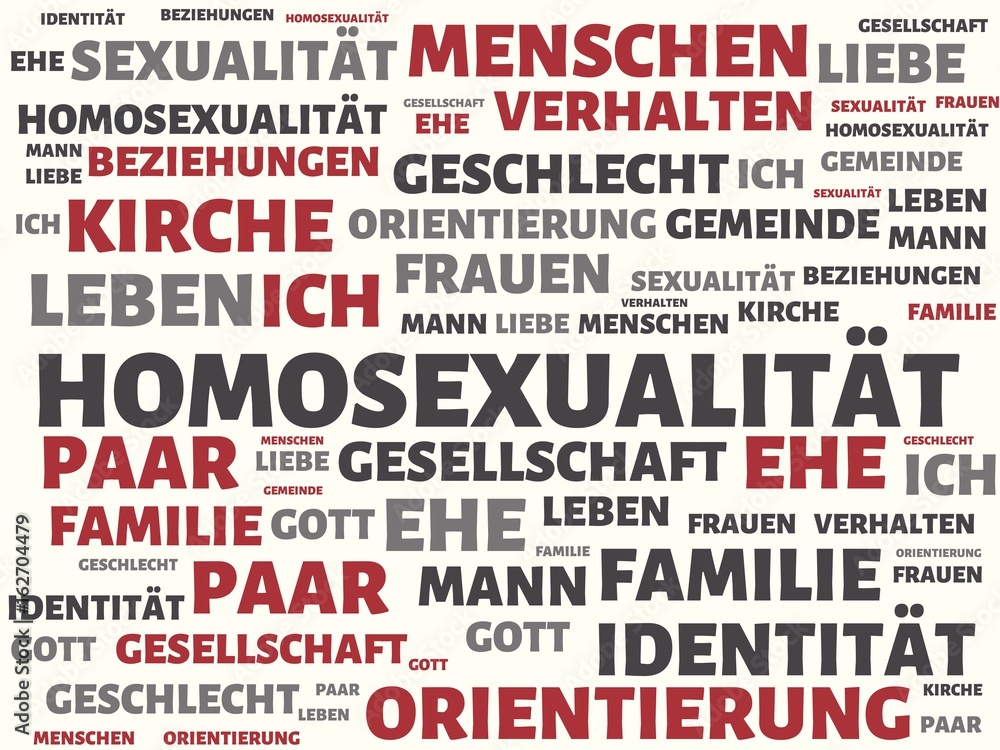 HOMOSEXUALITÄT - Bilder mit Wörtern aus dem Bereich Homosexualität, Wort, Bild, Illustration HOMOSEXUALITÄT - Bilder mit Wörtern aus dem Bereich Homosexualität, Wort, Bild, Illustration