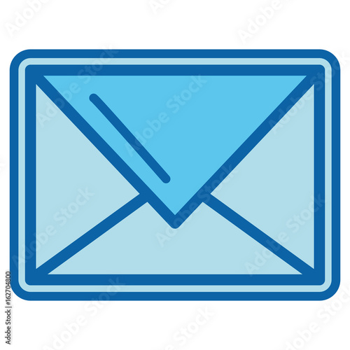 envelope mail isolated icon vector illustration design