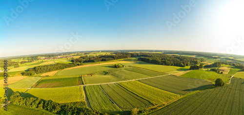 Luftaufnahme von ländlicher Region photo