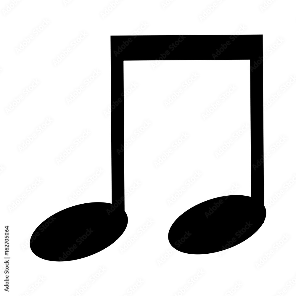 music note isolated icon vector illustration design music note isolated icon vector illustration design
