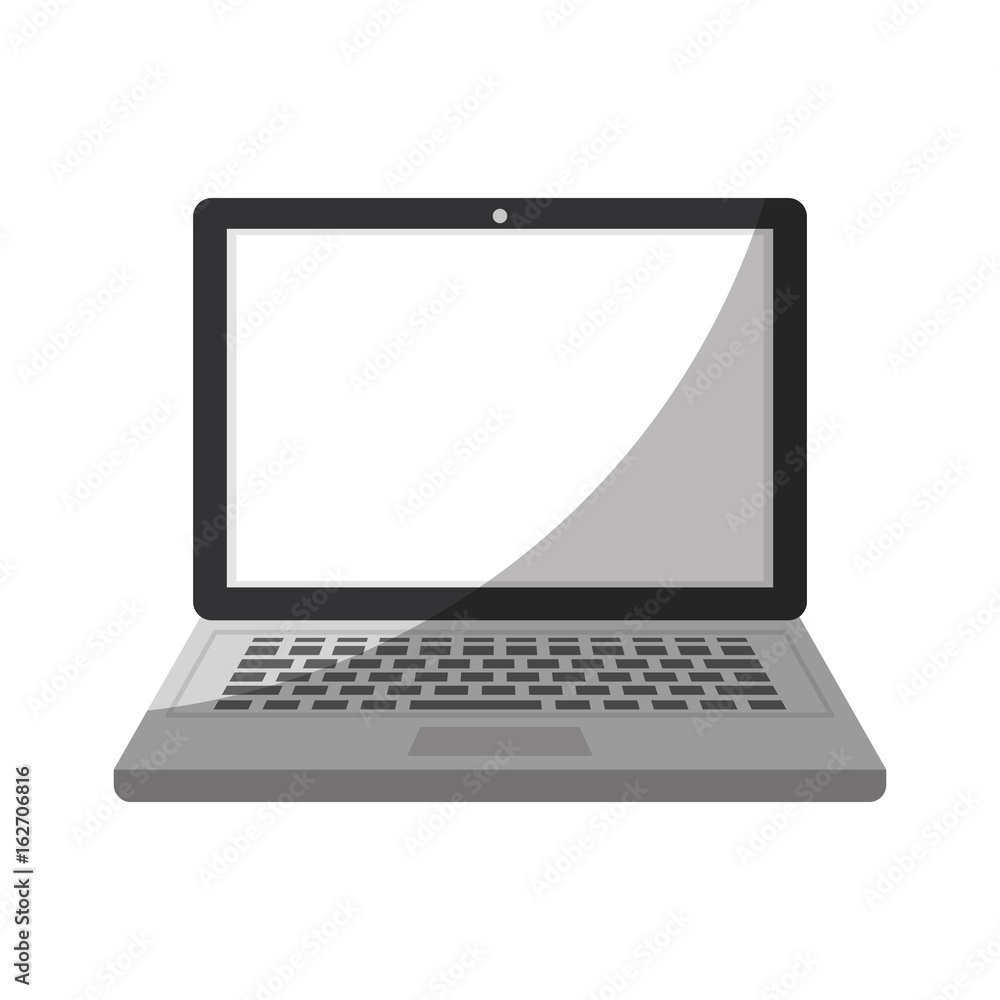 laptop computer icon over white background vector illustration laptop computer icon over white background vector illustration