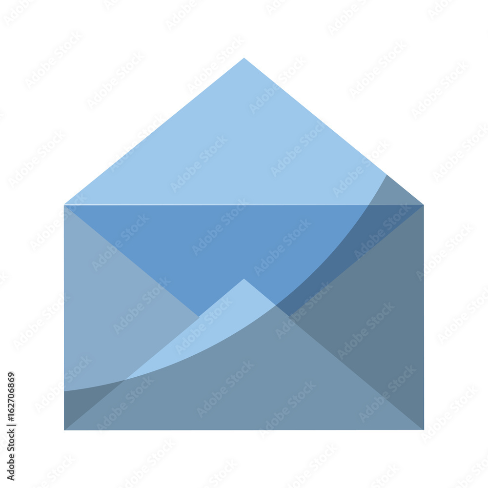 envelope icon over white background vector illustration envelope icon over white background vector illustration