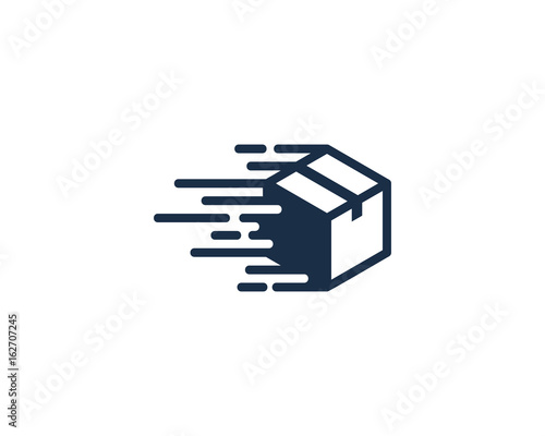 Speed Box Icon Logo Design Element