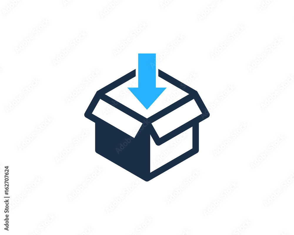Inside Box Icon Logo Design Element Inside Box Icon Logo Design Element