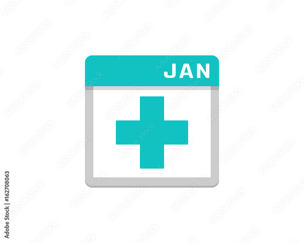 Medical Calendar Icon Logo Design Element Medical Calendar Icon Logo Design Element