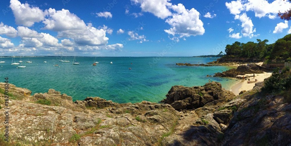 Fototapeta premium Cap Coz en baie de Fouesnant Finistère 