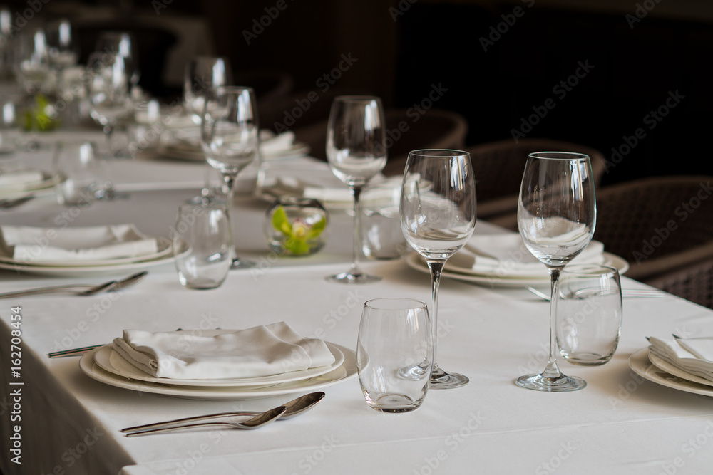 dish spoon fork on table at restaurant