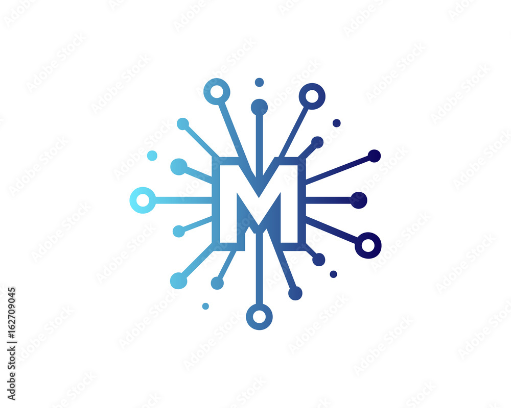 Share Letter M Icon Logo Design Element Share Letter M Icon Logo Design Element