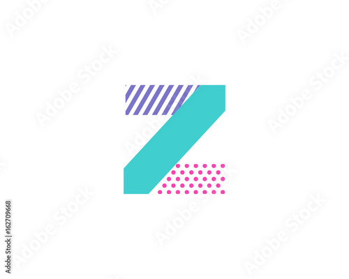 Geometric Abstract Shape Letter Icon Logo Design Element
