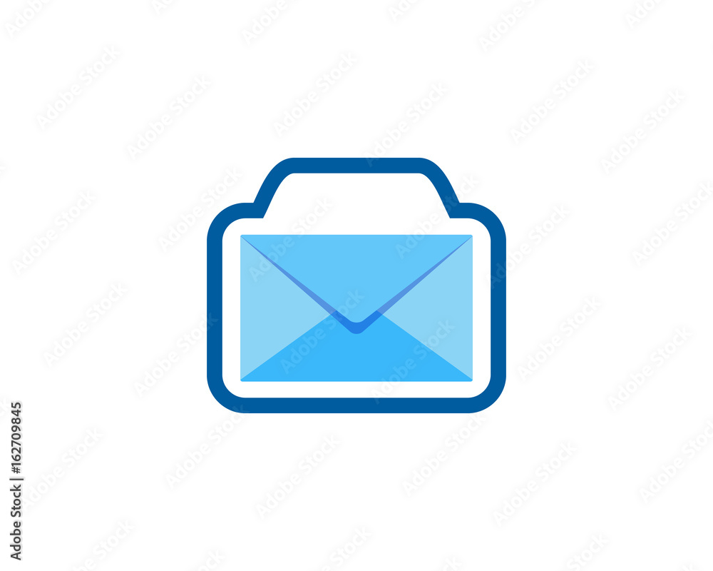 Photo Mail Icon Logo Design Element Photo Mail Icon Logo Design Element