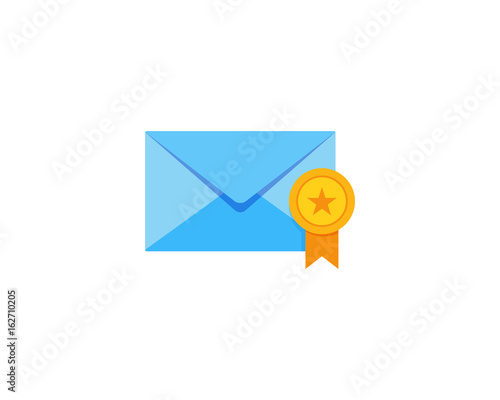 Best Mail Icon Logo Design Element © Nizwa Design