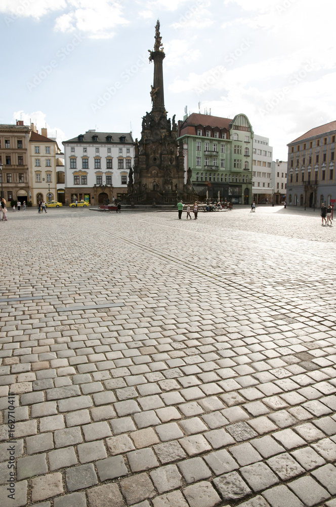 Cobble Market Square - Olomouc - Czech Republic