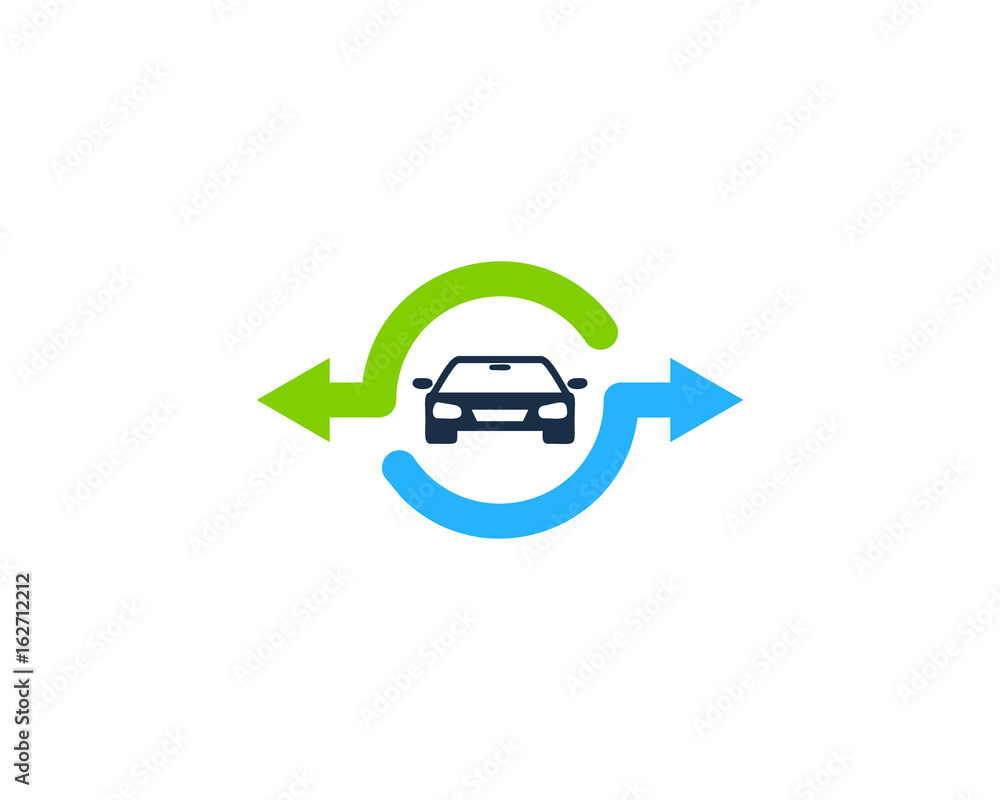 Car Share Icon Logo Design Element Car Share Icon Logo Design Element