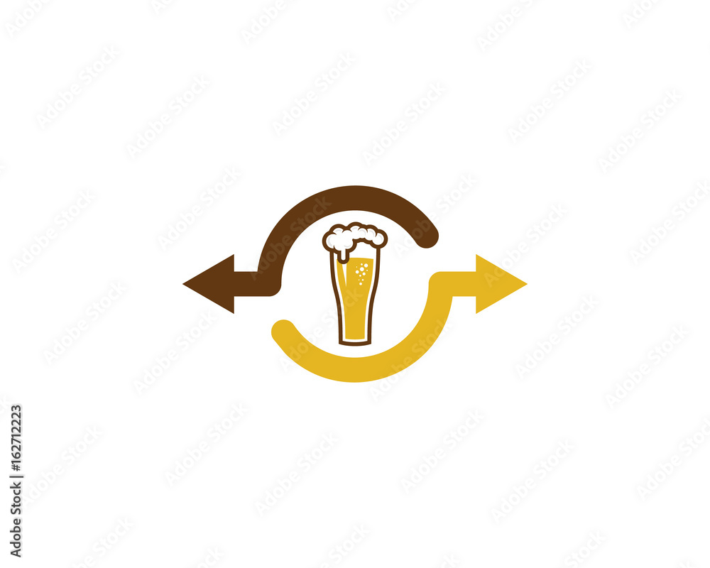 Beer Share Icon Logo Design Element Beer Share Icon Logo Design Element