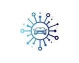 Share Car Icon Logo Design Element