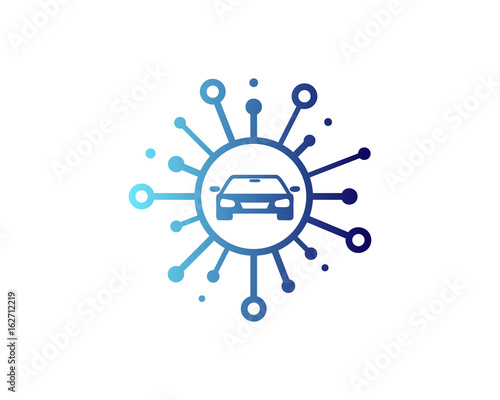 Share Car Icon Logo Design Element