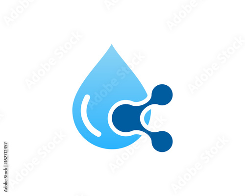 Share Water Icon Logo Design Element